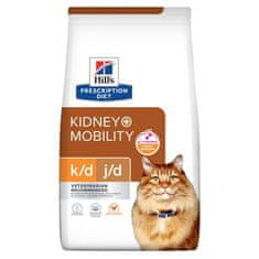 Hill's HILL'S PD K/D Kidney + Mobility Chicken - suha hrana za mačke - 3kg