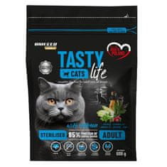 BIOFEED BIOFEED Tasty Cats Life Steriliziran losos - suha hrana za mačke - 600g