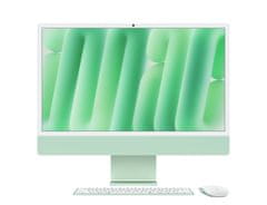 Apple iMac 24 računalnik, M4, 10C GPU, 24GB, SSD512GB, zelen