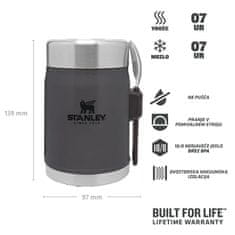 Stanley Termo Posoda za Hrano Legendary Food Jar, 0,4L, Charcoal