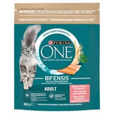 slomart PURINA One Bifensis Adult Salmon - suha hrana za mačke - 800 g