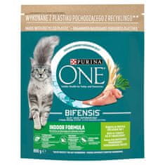 slomart PURINA One Bifensis Adult Indoor - suha hrana za mačke - 800 g