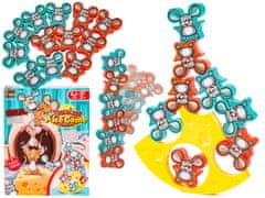 shumee Arkadna igra BALANCED MICE Tumbling Mice Game, Cheese Tower, Blocks, Puzzle