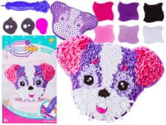 shumee Ustvarjalni komplet kompleta za vezenje, maskota, plišasta žival za šivanje, okrasna blazina DOG DIY CUTE DOG