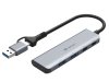 USB HUB A-5, USB (2 x USB-A + 2 Type C)