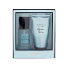 Victoria´s Secret Aqua Kiss Set sprej za telo 75 ml + losjon za telo 75 ml za ženske