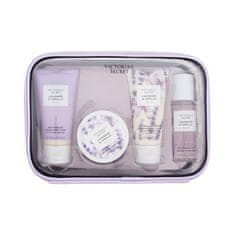 Victoria´s Secret Levender & Vanilla Relax Set sprej za telo 75 ml + losjon za telo 75 ml + piling za telo 85 g + krema za prhanje 75 ml za ženske