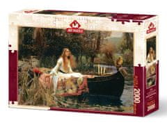 Art puzzle Puzzle Muzejska serija: Dama iz Shalotta 1888, 2000 kosov