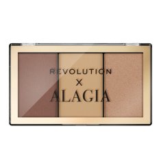 Paleta korektorjev x Alagia (Face Like Alagia Highlight & Bronze Palette) 7,5 g