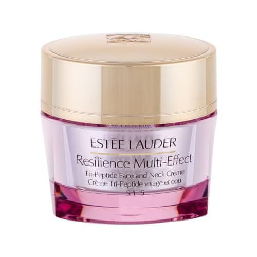 Estée Lauder Resilience Multi-Effect Tri-Peptide Face and Neck SPF15 krema za obraz in vrat za mešano kožo za ženske