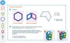 Magformers Geometrija 3: 2D in 3D - škatla 123 kosov