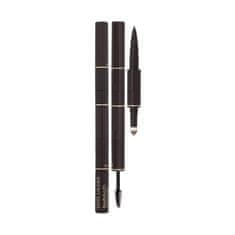 Estée Lauder Brow Perfect 3D All-in-One Styler dolgoobstojen svinčnik, puder in gel za obrvi 1 kos Odtenek 09 dark brunette