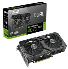 ASUS GeForce RTX 4070 SUPER EVO DUAL grafična kartica, 12 GB, GDDR6X, PCI-E 4.0 (DUAL-RTX4070S-12G-EVO)