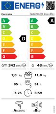 Electrolux EW8W7607QE pralno-sušilni stroj, 11/ 7 kg