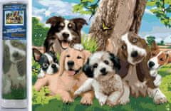 Norimpex Diamantna slika Happy Dog Group 30x40cm