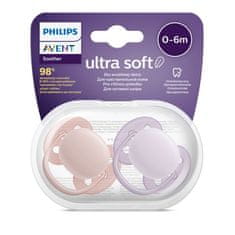 Avent Ultrasoft Premium dude 0-6 m 2 kosa deklica - 0-6 m