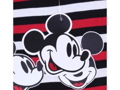 Disney Črna majica s črtami Mickey Mouse DISNEY XXS