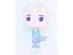 Disney Bela majica z motivom + figurica Elsa DISNEY FROZEN 3-4 lat 104 cm