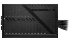 MSI napajalnik MAG A550BNL/ 550W/ ATX/ akt. PFC/ 5 let skupne garancije/ 120mm ventilator/ 80PLUS Bronze