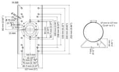 Hikvision Nosilec za kamero za DS-1275ZJ-SUS/ HiLook B1xxHA-LU/ D1xxHA-LU/ T2xxHA-LU/ T2xxHA-LUF