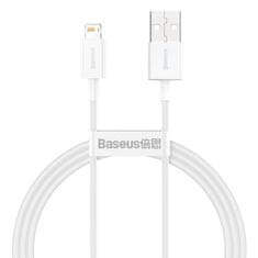 BASEUS podatkovni kabel USB/žarnica serije Superior 1 m (2,4 A) bela