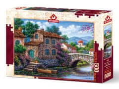 Art puzzle Sestavljanka Kanal s cvetjem 500 kosov