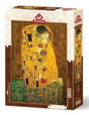 Art puzzle Puzzle Muzejska serija: Poljub 1500 kosov