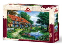 Art puzzle Puzzle Vrt z labodi 1500 kosov