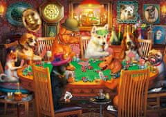 Art puzzle Sestavljanka Dog gambling 500 kosov