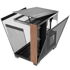 Antec C8 Wood Full-Tower okno črno/rjavo gaming ohišje