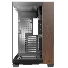 Antec C8 Wood Full-Tower okno črno/rjavo gaming ohišje