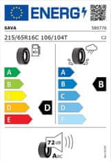 Sava Letna pnevmatika 215/65R16C 106/104T Trenta 2 580776