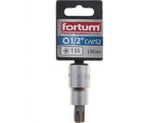 Fortum Vtična glava 1/2" TORX konica, T55, L 55mm