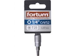 Fortum Vtična glava 1/4" TORX konica, T 25, L 37mm