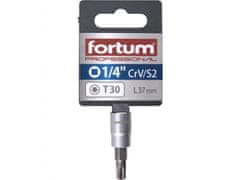 Fortum Vtična glava 1/4" TORX konica, T 30, L 37mm