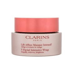 Clarins V-Facial Intensive Wrap maska za obraz za zmanjšanje otekline in posvetlitev 75 ml za ženske