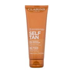 Clarins Self Tan Milky-Lotion vlažilen samoporjavitven pripravek za telo in obraz 125 ml za ženske