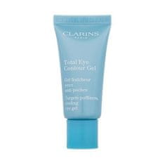 Clarins Total Eye Contour Gel osvežujoč gel proti podočnjakom in zabuhlosti okoli oči 20 ml za ženske