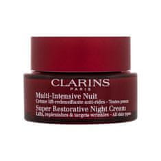 Clarins Super Restorative Night Cream nočna nega za vse tipe zrele kože 50 ml za ženske