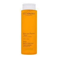 Clarins Aroma Tonic Bath & Shower Concentrate poživljajoč gel za prhanje z eteričnimi olji 200 ml za ženske