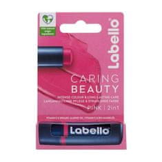 Labello Caring Beauty obarvan balzam za ustnice 4.8 g Odtenek pink