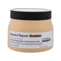 L’Oréal Absolut Repair Golden Professional Mask maska za obnovo zelo poškodovanih las 500 ml za ženske