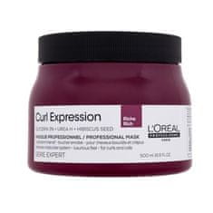 L’Oréal Curl Expression Professional Rich Mask intenzivna vlažilna maska za kodraste in valovite lase 500 ml za ženske