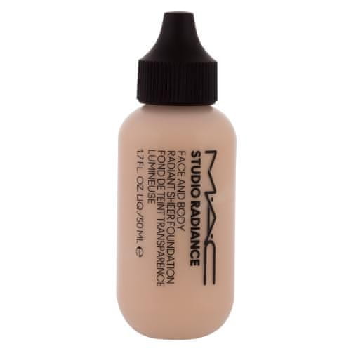 MAC Studio Radiance Face And Body Radiant Sheer Foundation vodoodporen puder za obraz in telo 50 ml