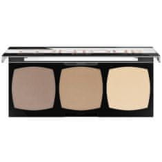 Catrice 3 Steps To Contour paletka za konturing z mat senčili 7.5 g Odtenek 010