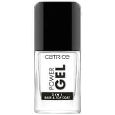 Catrice Power Gel Base & Top Coat nadlak in podlak z sijočim gel učinkom 10.5 ml