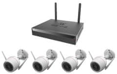 EZVIZ H3C 2K+ Wi-Fi KIT/ bullet/ 4Mpix/ 1x NVR CS-X5S-R100-8W/ 4x IP kamera H3C 2K+/ HDMI/ VGA/ Wi-Fi/ LAN