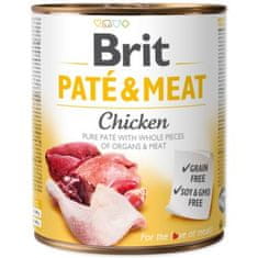 Brit Piščanec v pločevinki Paté &amp; Meat Chicken 800g