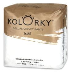 KOLORKY DELUXE VELVET PANTS Divje plenične hlače za enkratno uporabo L (8-13 kg) 19 kosov