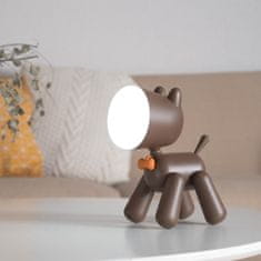 Allocacoc PuppyLamp svetilka rjava